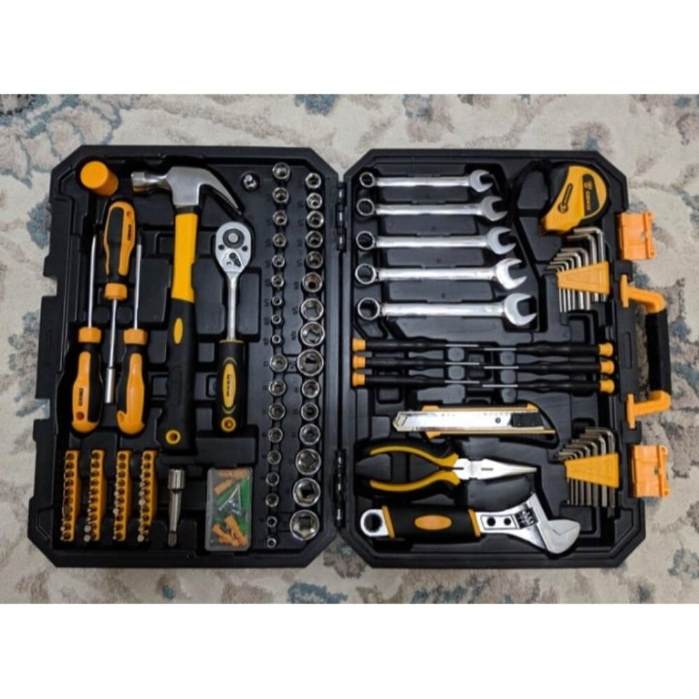 New 158 Piece Tool Set-General Household Hand Tool Kit,Auto Repair Tool Set